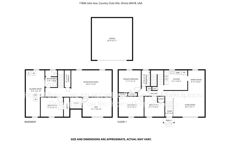 Huge 5BR/2BA Home on Large Lot | Updated Kitchen | New Floor property image